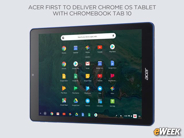 Chromebook Tab 10 Designed Mainly for Education