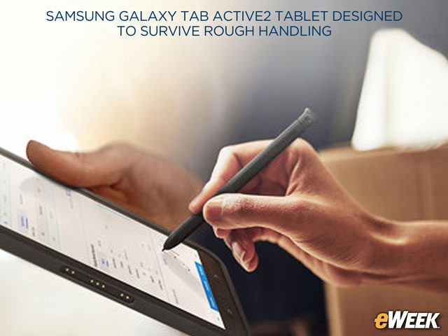 Galaxy Tab Active2 Supports S Pen Stylus